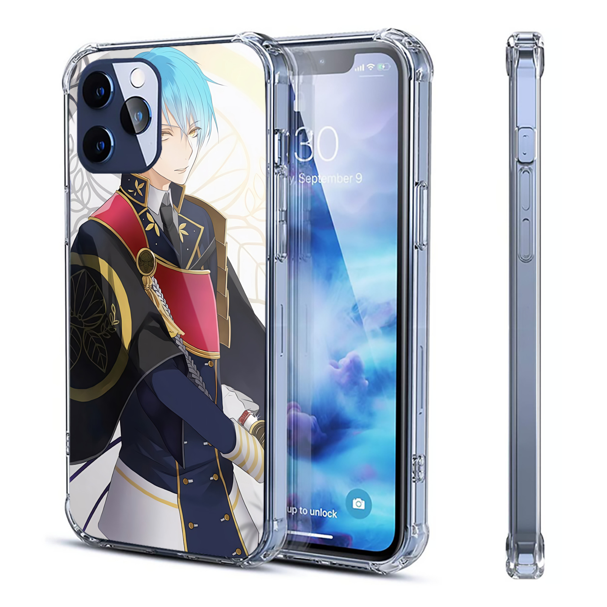 （画像用） 刀剣乱舞 Touken Ranbu 【iPhone 12シリーズ対応】透明スマホケース（クリアソフトケース）